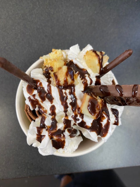 Chocoholic Cheesecake Rolled Ice Cream