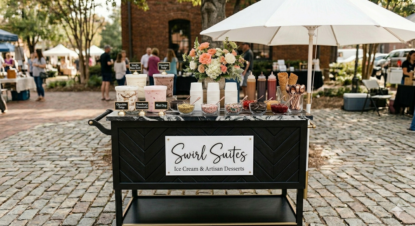 Sweet Suites Dessert Cart- Catering